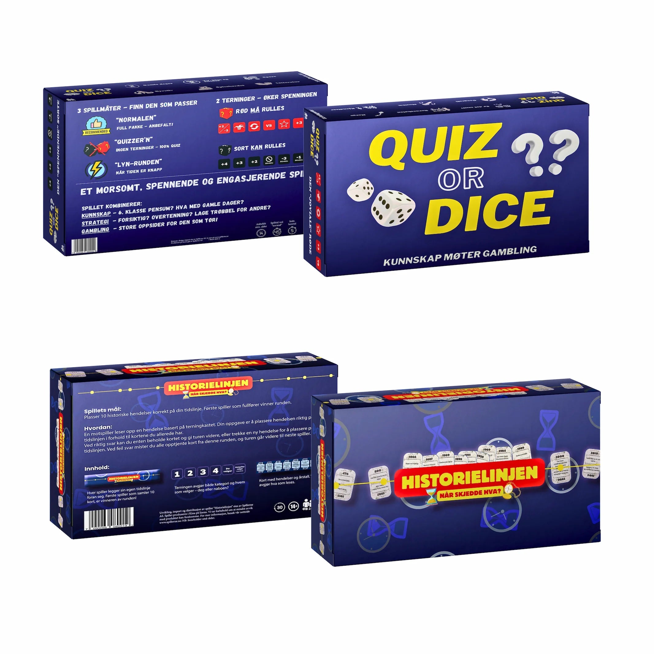 Quiz or Dice + Historielinjen Spillerne