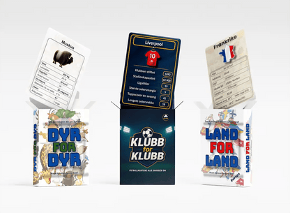 3 populære barnespillKortspillSpillerne