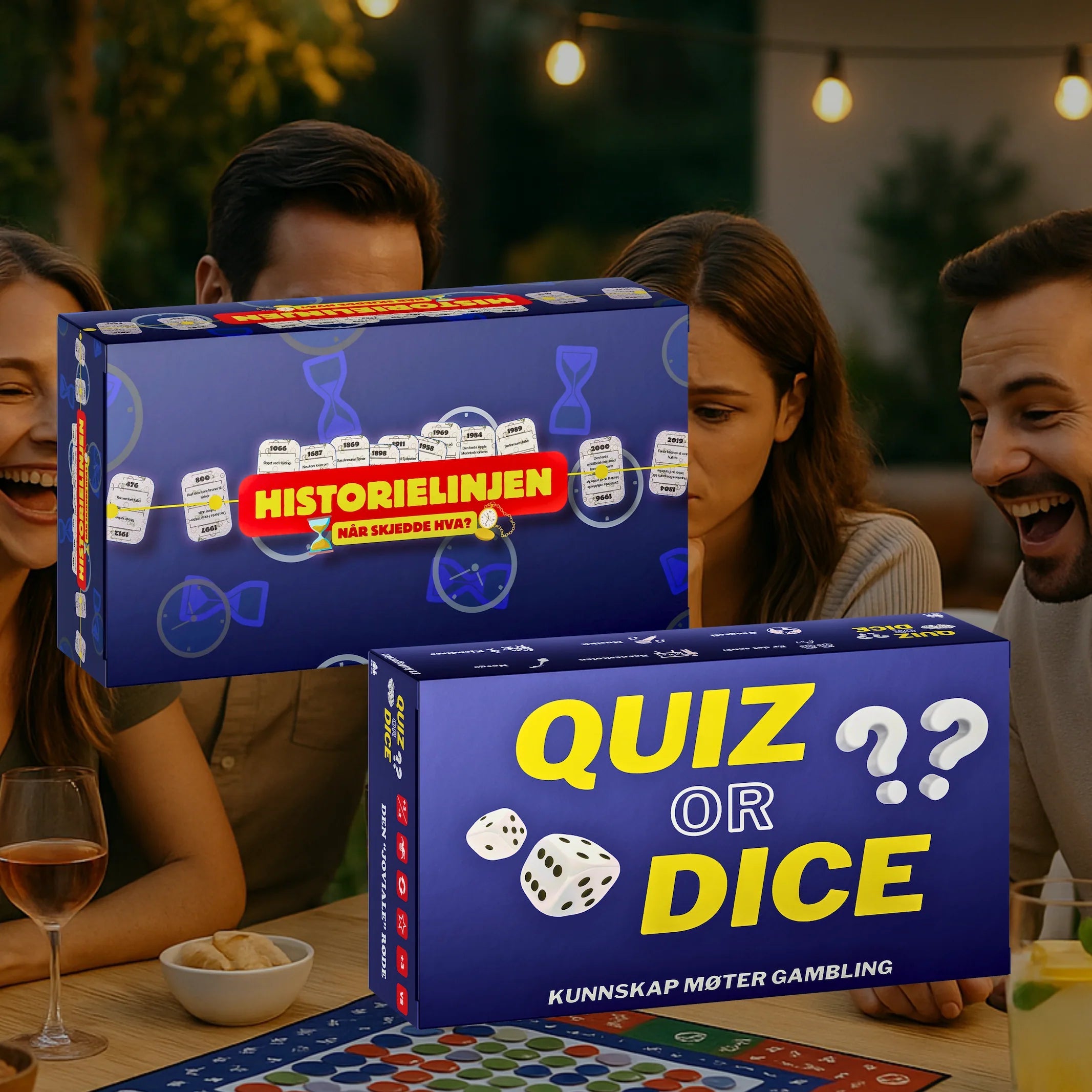 Quiz or Dice + Historielinjen Spillerne