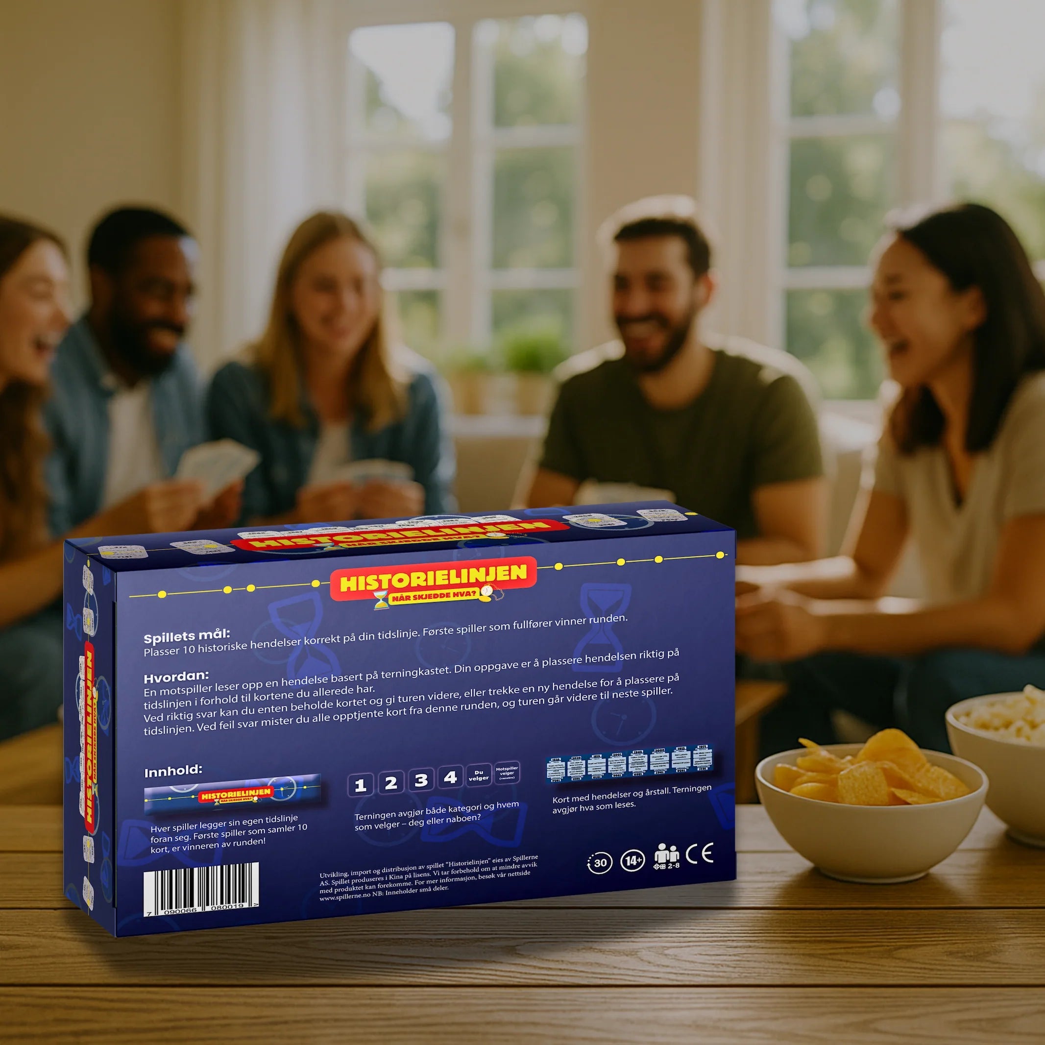 Historielinjen – quizspill om hendelser Spillerne
