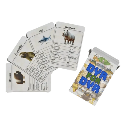 Dyr for dyr – Lærerikt kortspill for barnKortspillSpillerne