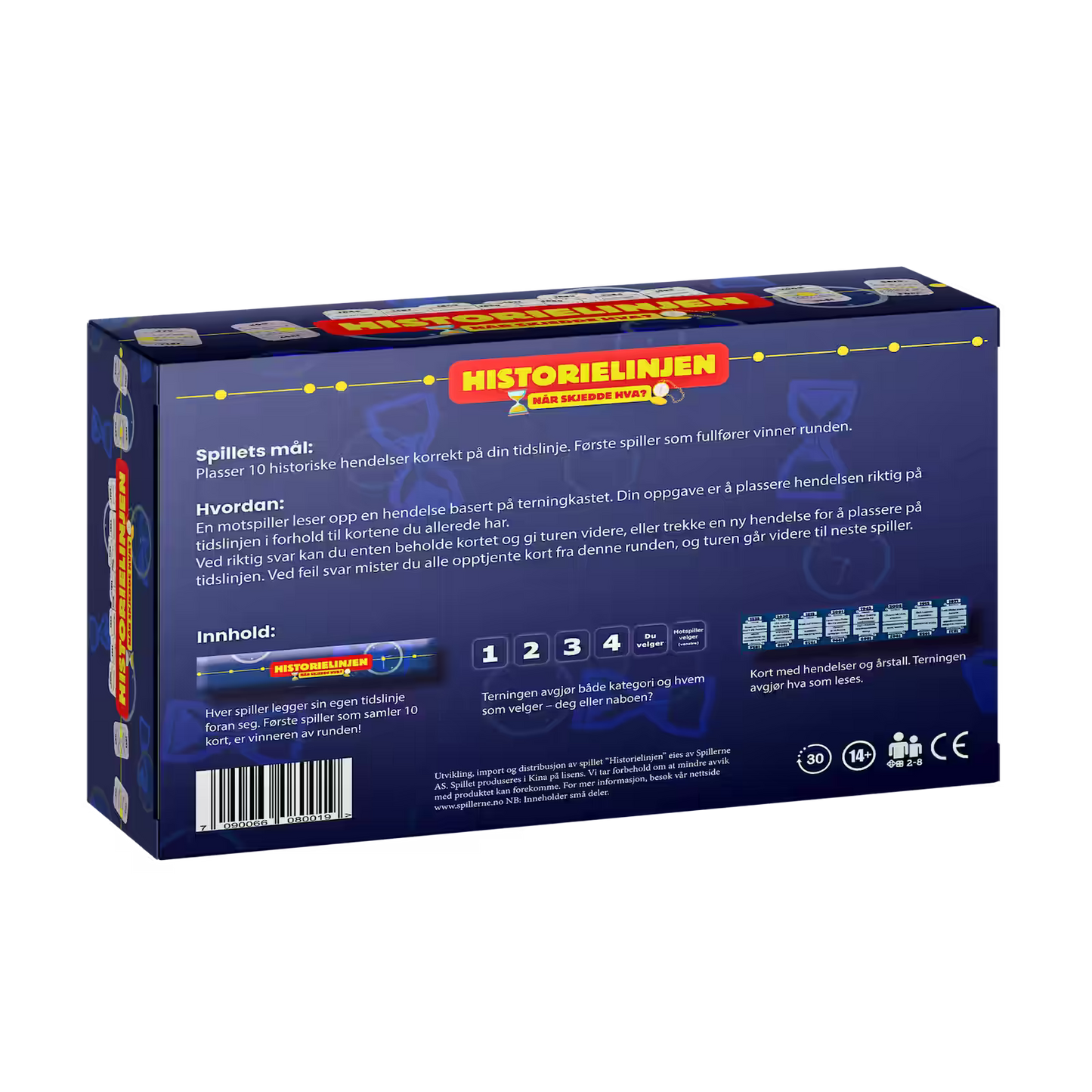 Spillpakke - 5 spill som passer fra 6 - 100 år