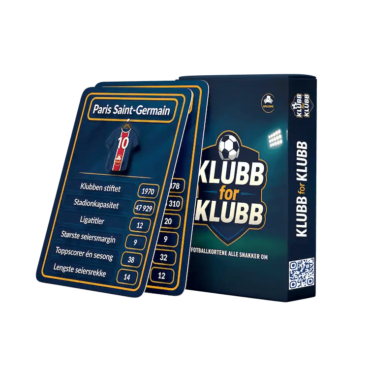 Klubb for klubb - Fotballkortene alle snakker om!KortspillSpillerne