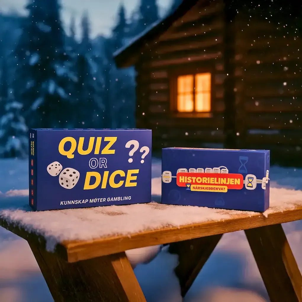 Quiz or Dice + HistorielinjenBrettspillSpillerne