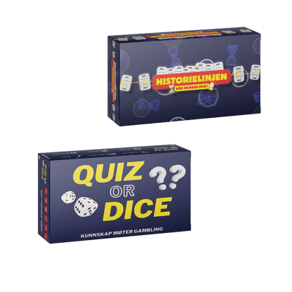 Quiz or Dice + HistorielinjenBrettspillSpillerne