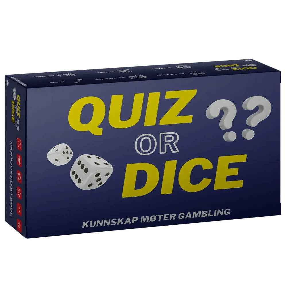 Quiz or Dice – sosialt brettspill for voksneBrettspillSpillerne