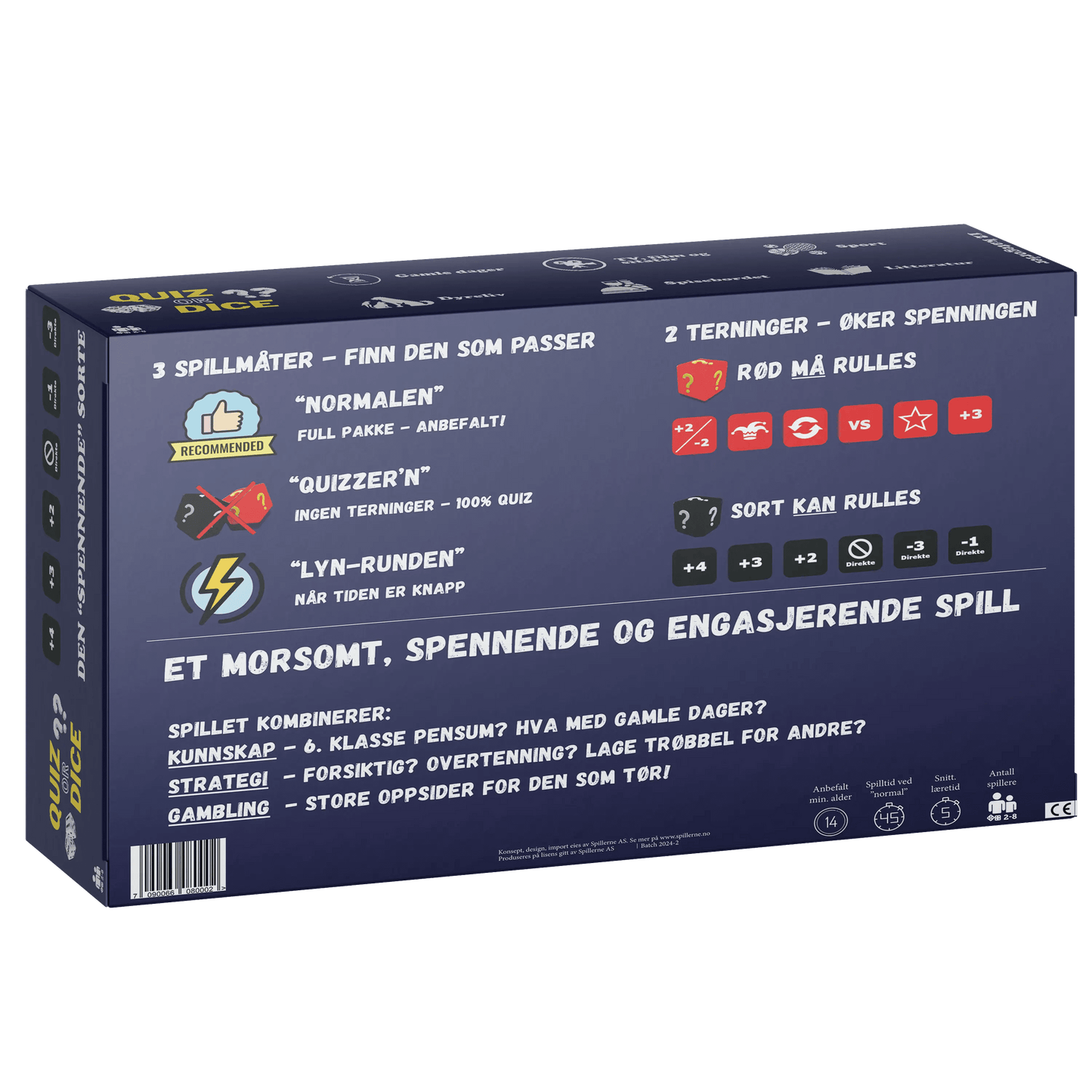 Spillpakke - 5 spill som passer fra 6 - 100 årBrettspillSpillerne