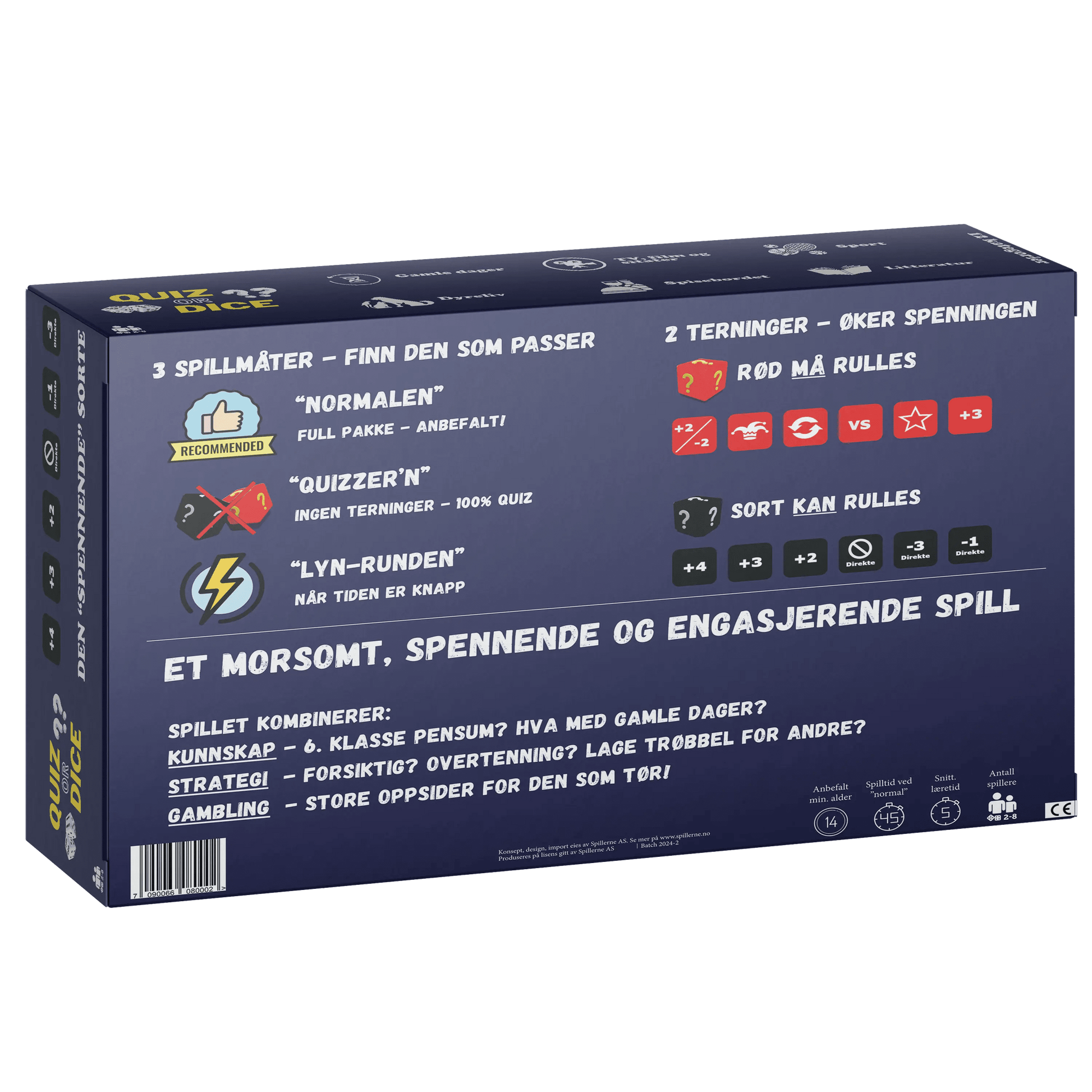 Spillpakke - 5 spill som passer fra 6 - 100 årBrettspillSpillerne